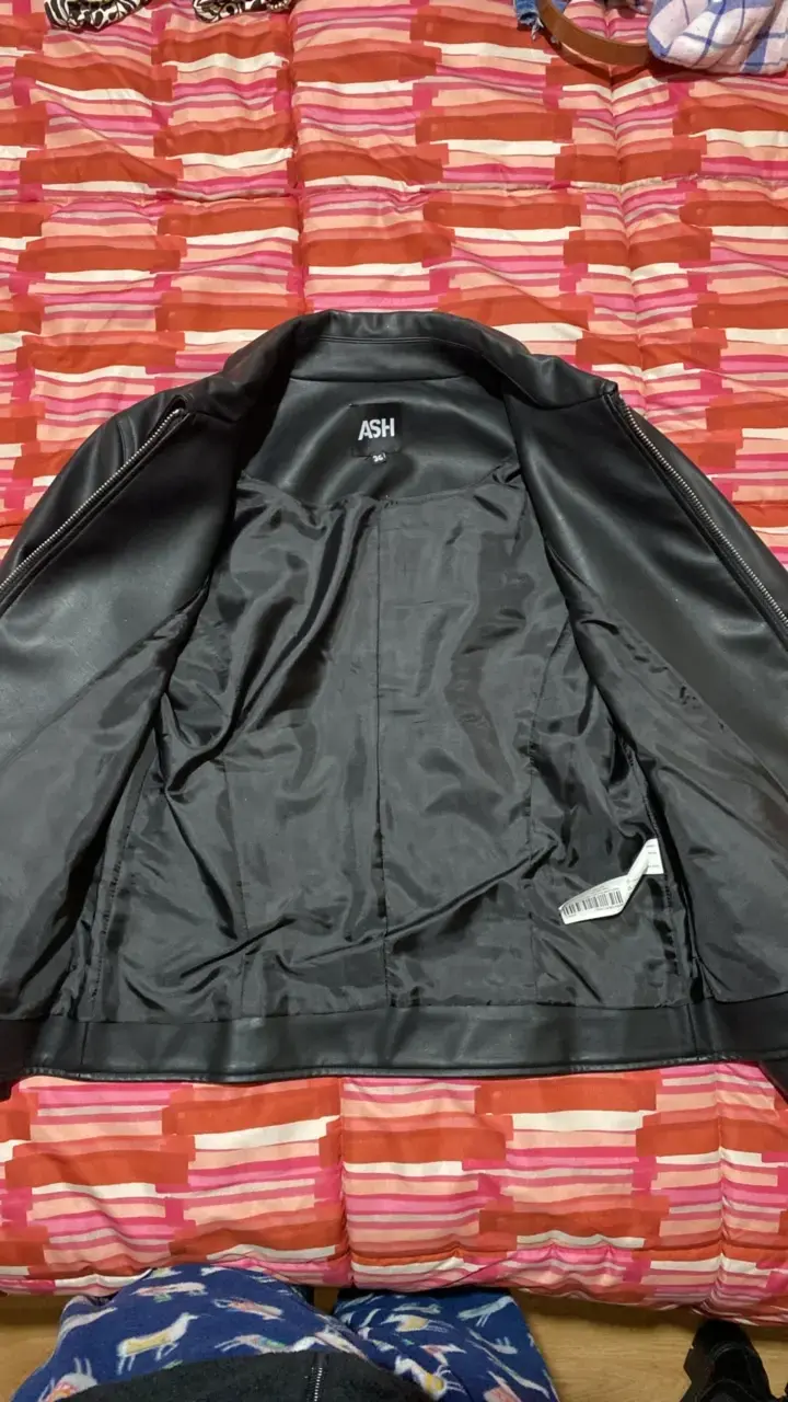 Chaqueta de cuero sintético negra ASH para mujer - 3