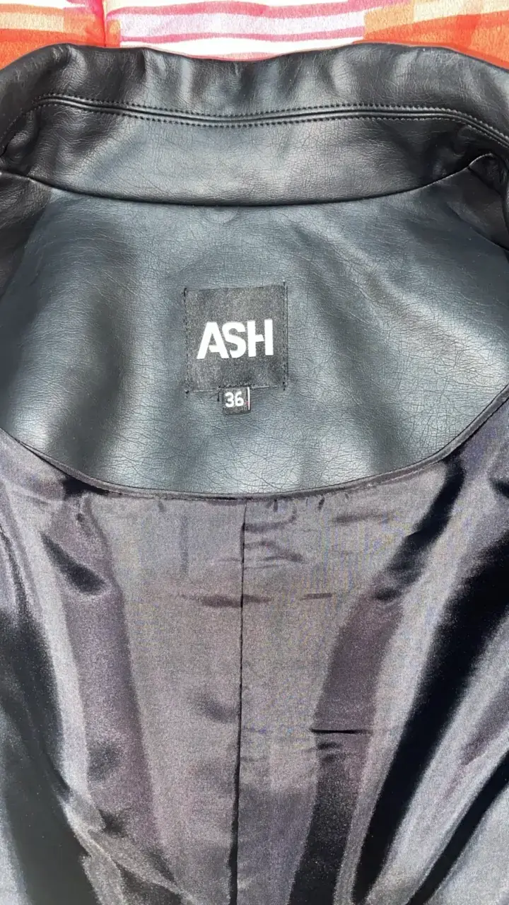 Chaqueta de cuero sintético negra ASH para mujer - 4