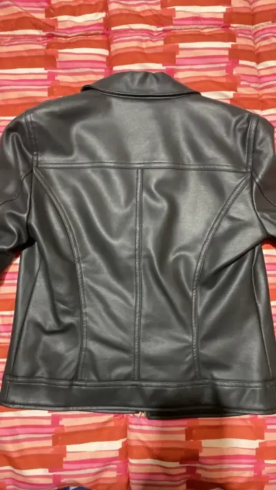 Chaqueta de cuero sintético negra ASH para mujer - miniatura 5