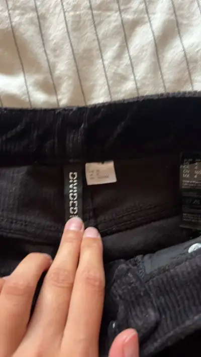 Pantalones cotele mom fit - miniatura 2