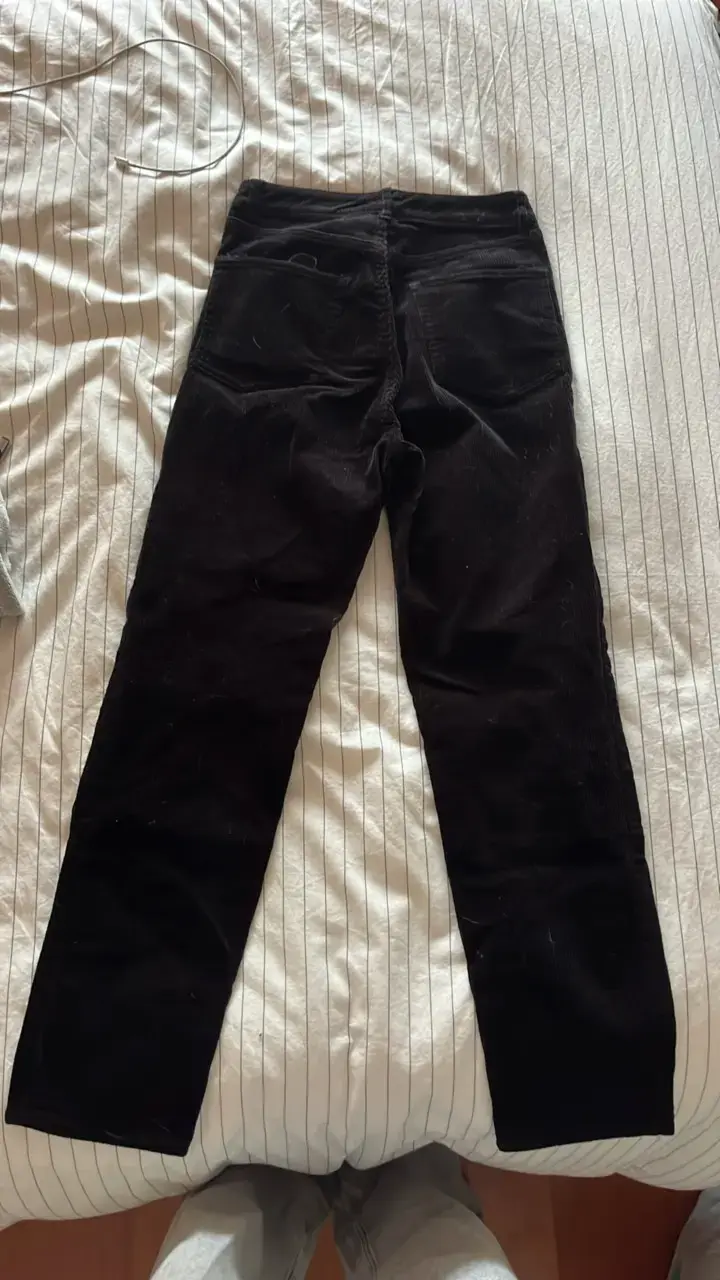 Pantalones cotele mom fit - 3