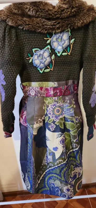 Abrigo Desigual japon talla s - miniatura 2