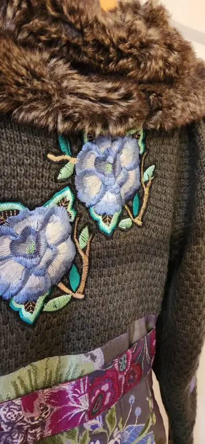 Abrigo Desigual japon talla s - miniatura 3