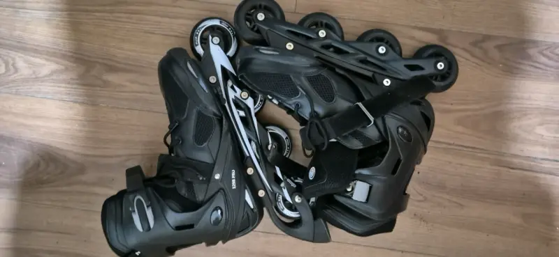 Patines en línea negros para adultos - 5