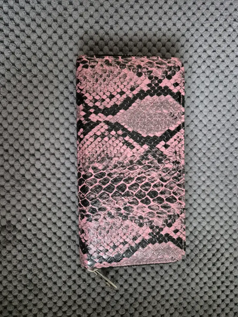 Billetera de cuero sintético diseño de serpiente - 3