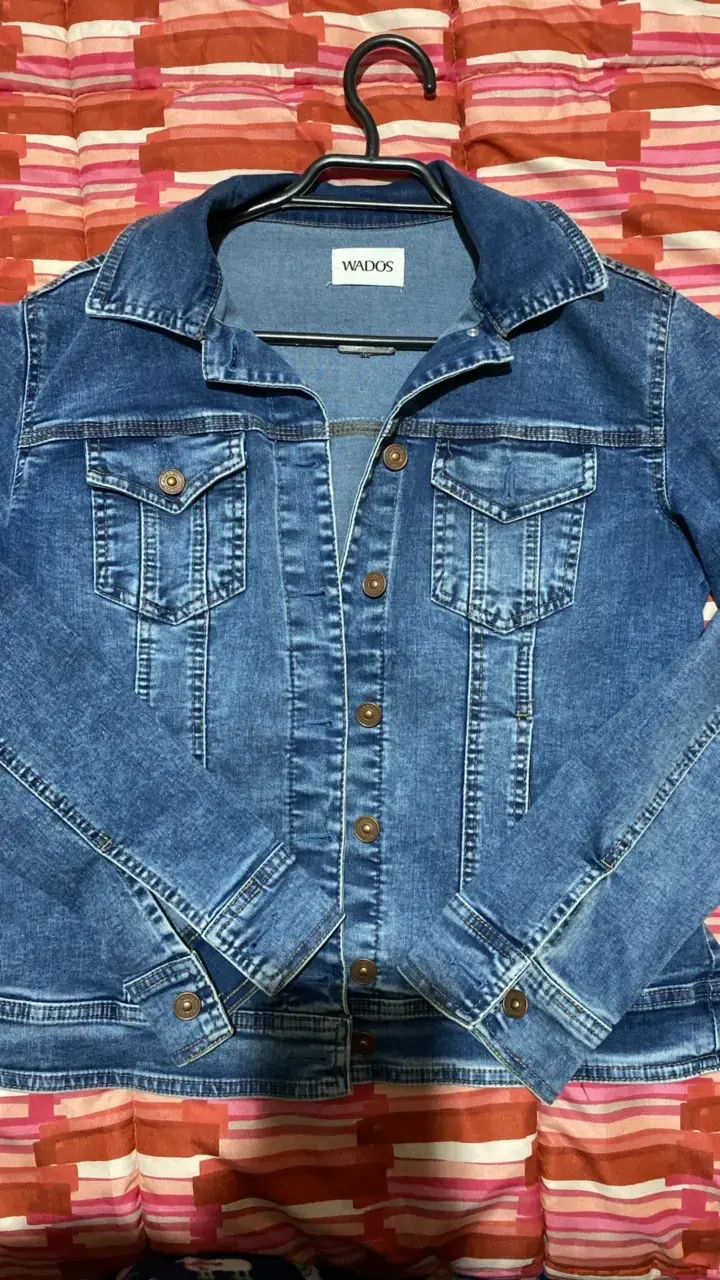 Chaqueta de mezclilla azul Wados para mujer - 1