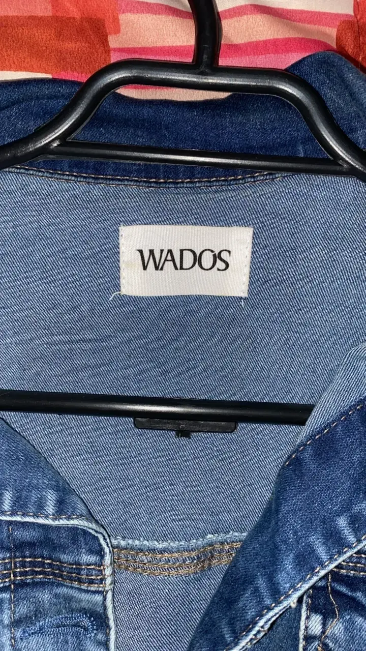 Chaqueta de mezclilla azul Wados para mujer - 3