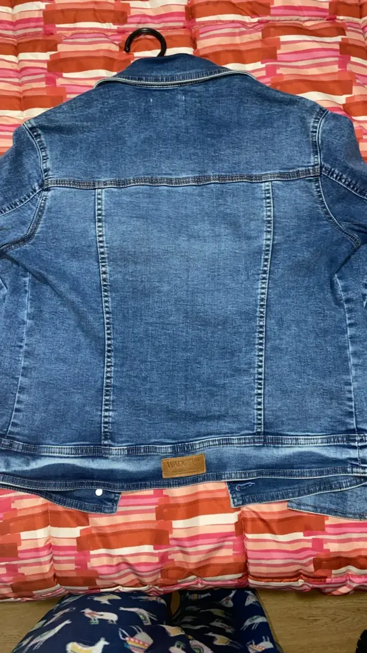 Chaqueta de mezclilla azul Wados para mujer - 5