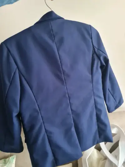 Traje de 3 piezas, niño, azul marino con camisa - miniatura 2