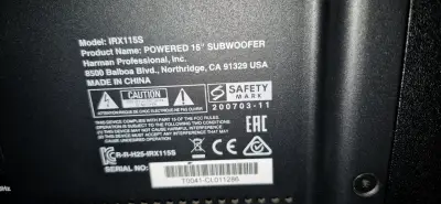 Subwoofer JBL IRX115S de 15 pulgadas - miniatura 4