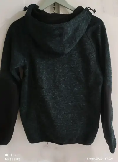 Chaqueta con capucha verde y negra Federation - miniatura 3