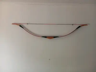Arco tradicional de madera y fibra de vidr - miniatura 1