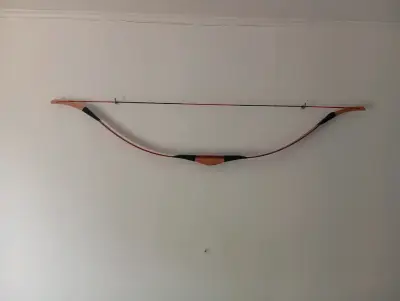 Arco tradicional de madera y fibra de vidr - miniatura 3