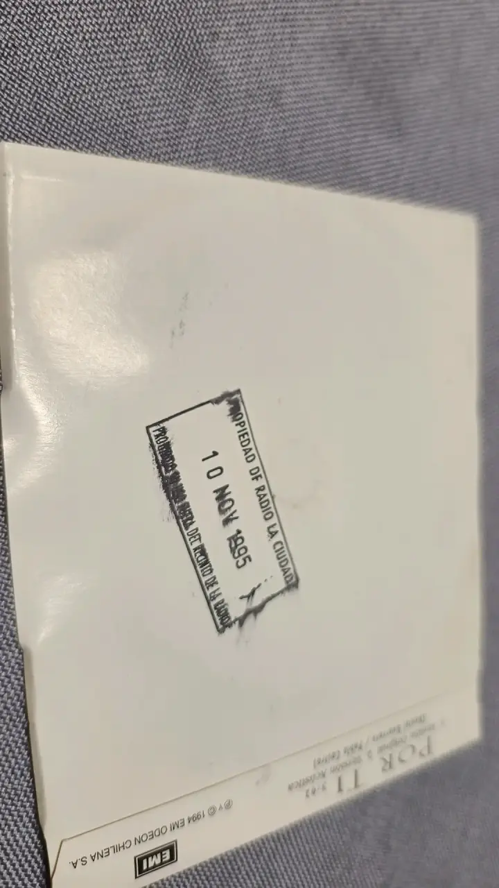 CD single La Sociedad Por Ti 1994 - 3