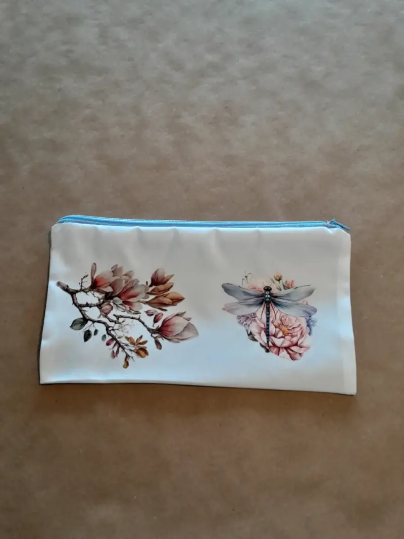 Estuches de Tela con Diseño Floral y Animal - 1