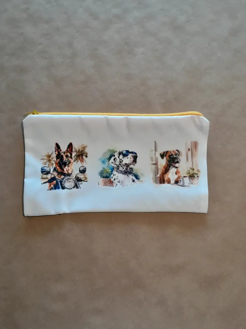 Estuches de Tela con Diseño Floral y Animal - 3