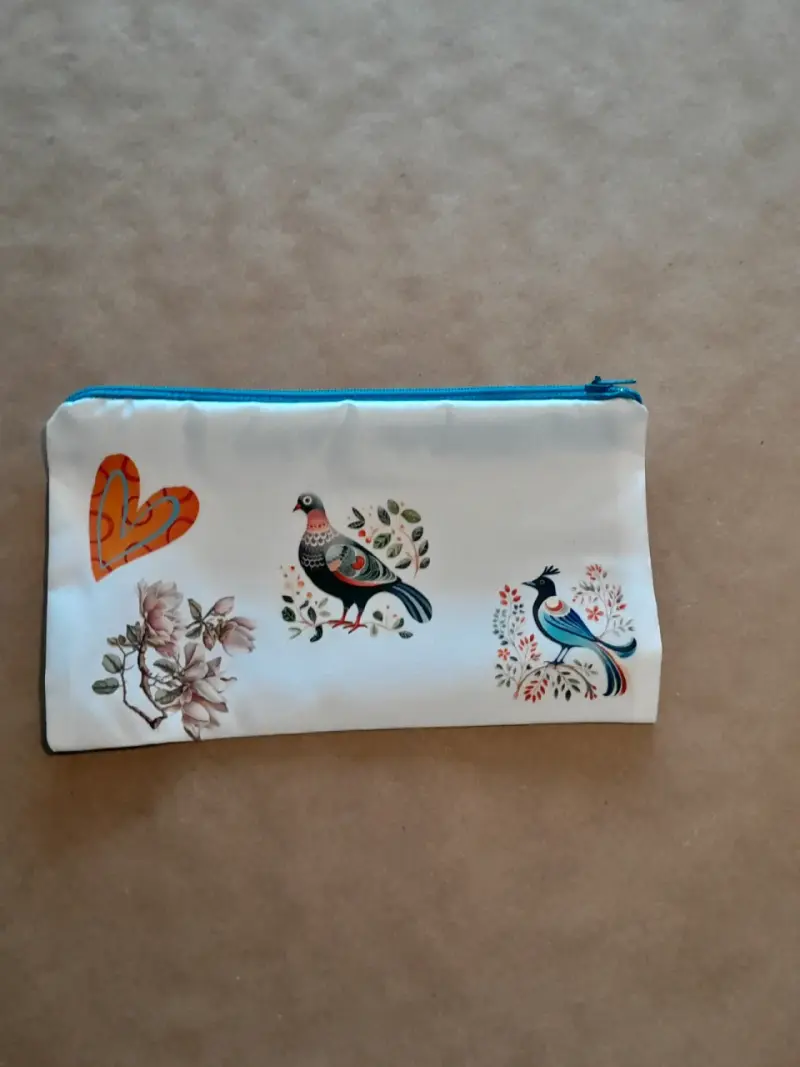 Estuches de Tela con Diseño Floral y Animal - 4