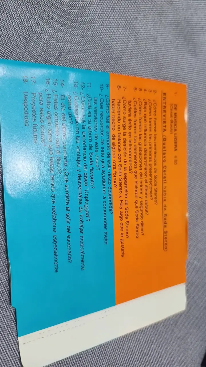CD de Música Ligera de Soda Stereo - 3