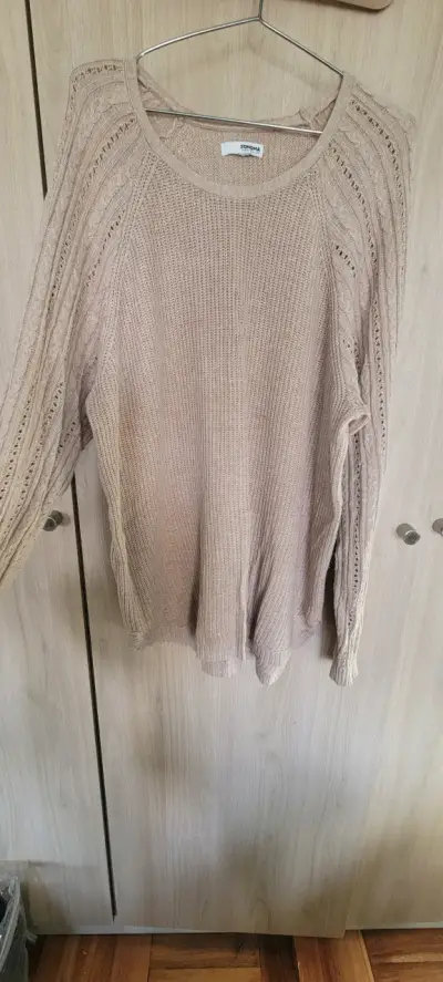 Suéter beige de punto Sonoma - miniatura 1