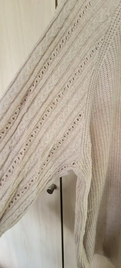 Suéter beige de punto Sonoma - miniatura 2
