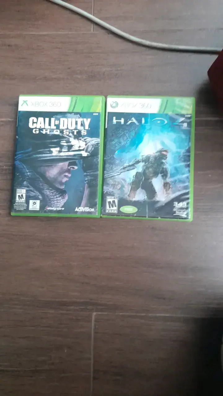 Juegos Xbox 360 Call of Duty Ghosts y Halo 4