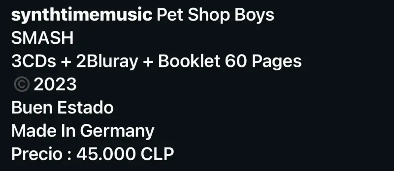 Pet Shop Boys Smash 3CDs + 2Bluray - 3