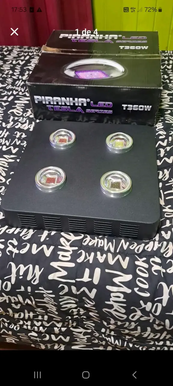 Luz LED Piranha T360W para cultivo - 3