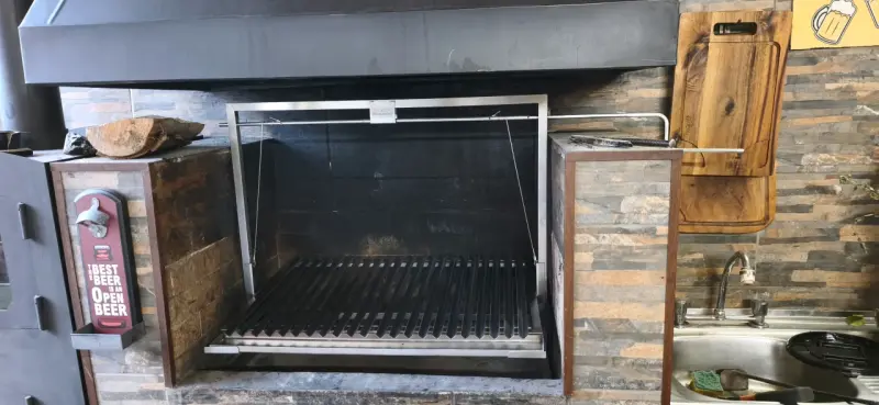 Parrilla de acero inoxidable Metalmont ajustable - 2
