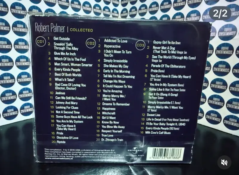 Robert Palmer Collected 3 CDs - 2