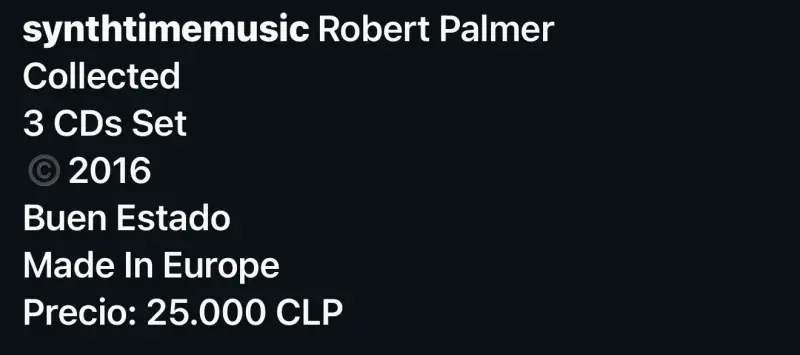 Robert Palmer Collected 3 CDs - 3