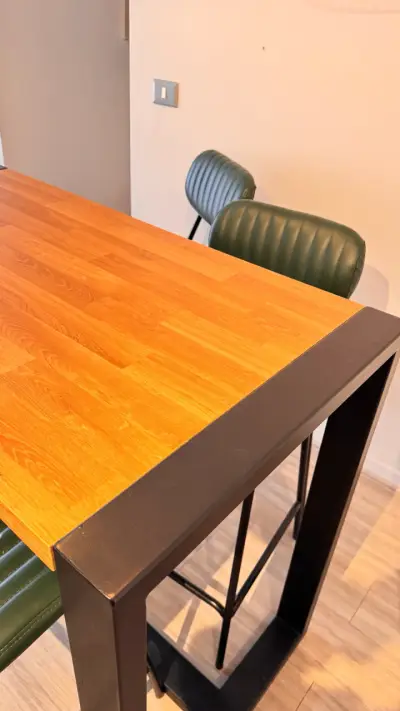 Set de Comedor Alto con Sillas Verdes - miniatura 4