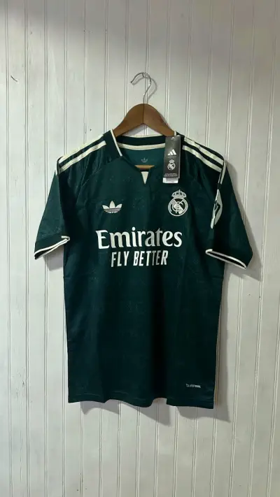 Camiseta Real Madrid Adidas verde oscuro (L) - miniatura 2