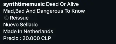 Dead Or Alive Mad, Bad And Dangerous To Know - miniatura 3