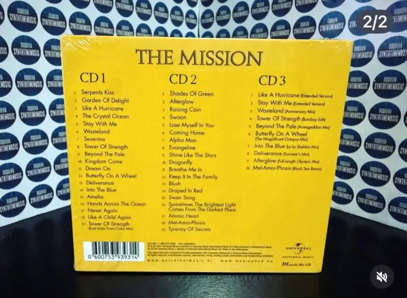 The Mission Collected 3 CDs - 2