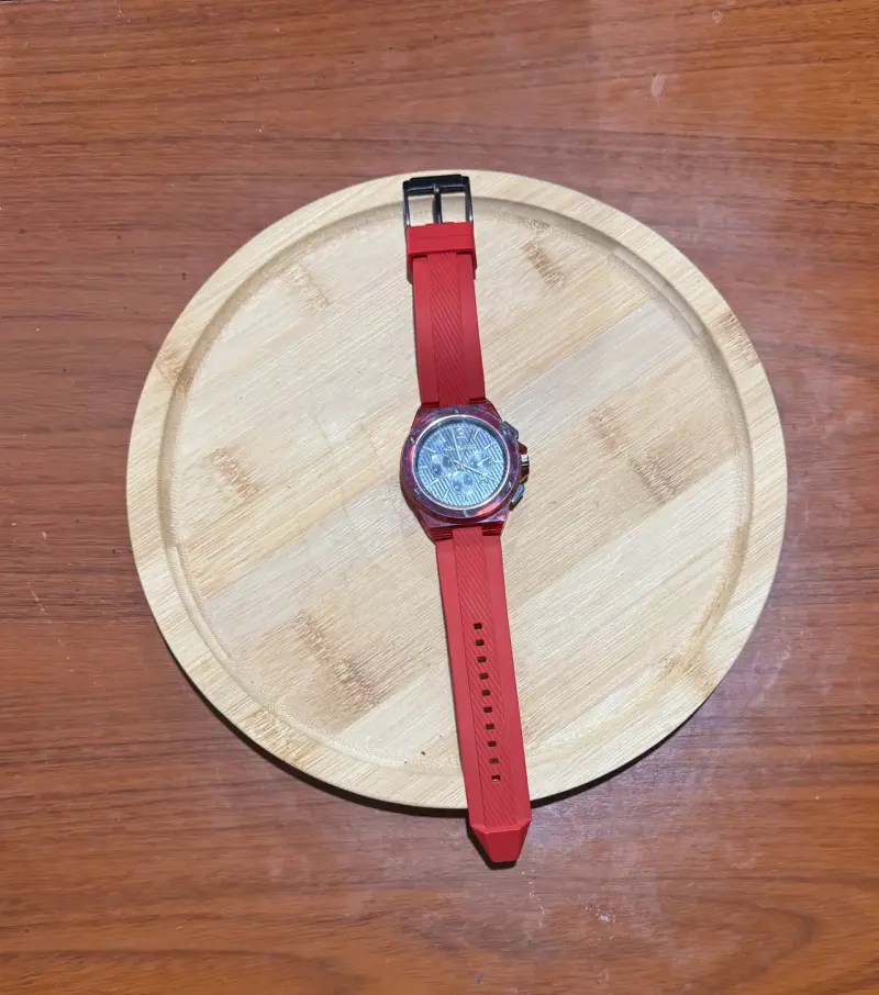 Reloj Michael Kors rojo con cronógrafo - 3