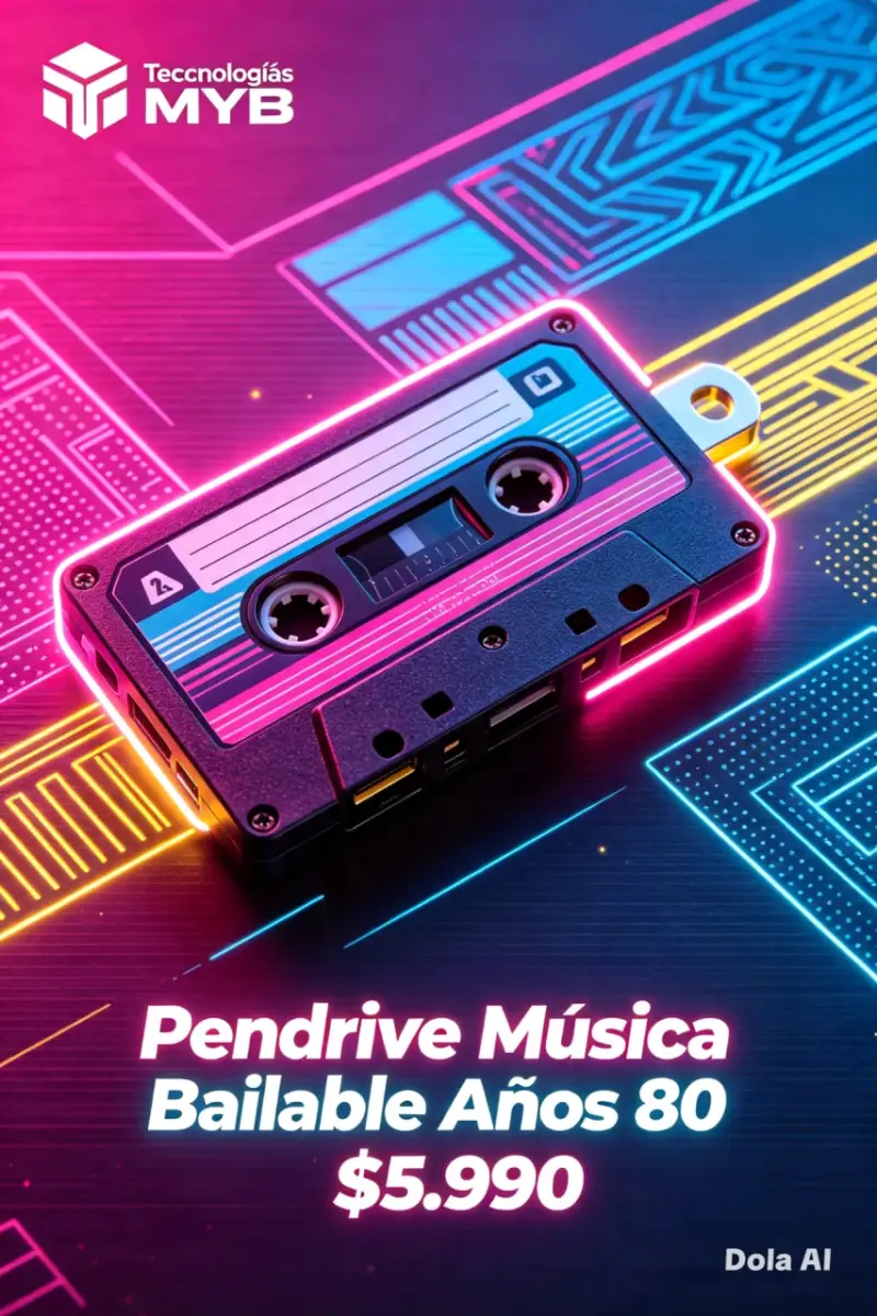 Pendrive Música Bailable Años 80