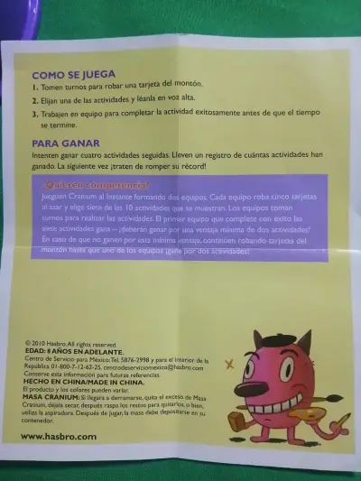 Juego de Mesa Cranium Al Instante 200 Mini Juegos - miniatura 6