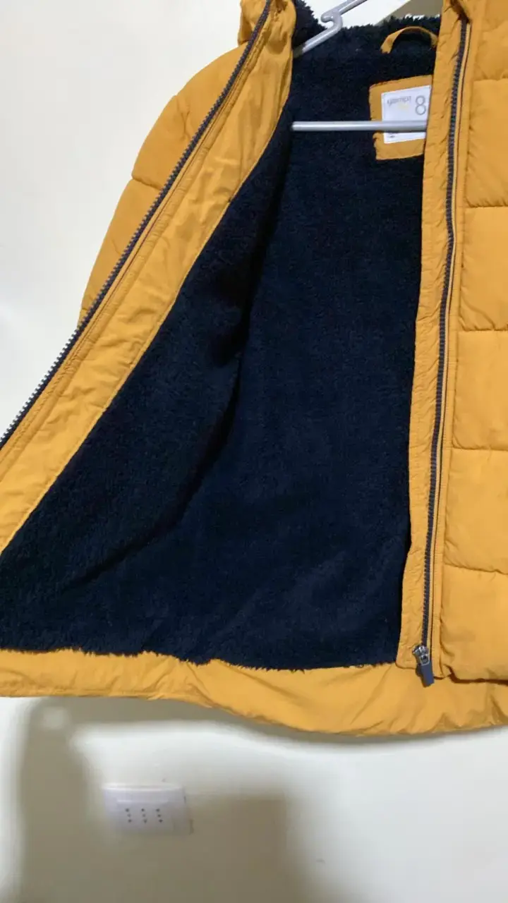 Chaqueta acolchada amarilla para niño - 2