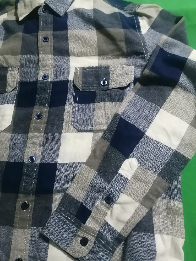 Camisa de franela a cuadros Melt talla 14 - 3