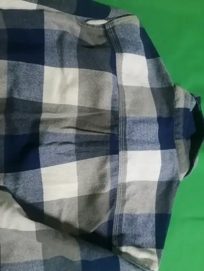 Camisa de franela a cuadros Melt talla 14 - miniatura 4