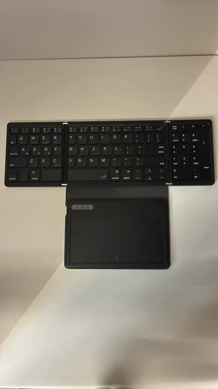 Teclado plegable con touchpad portátil - 1