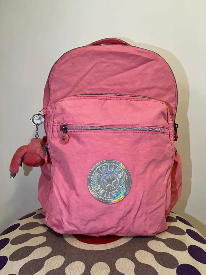 Mochila Kipling rosada - 3