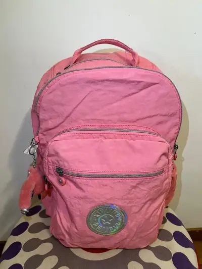 Mochila Kipling rosada - miniatura 4