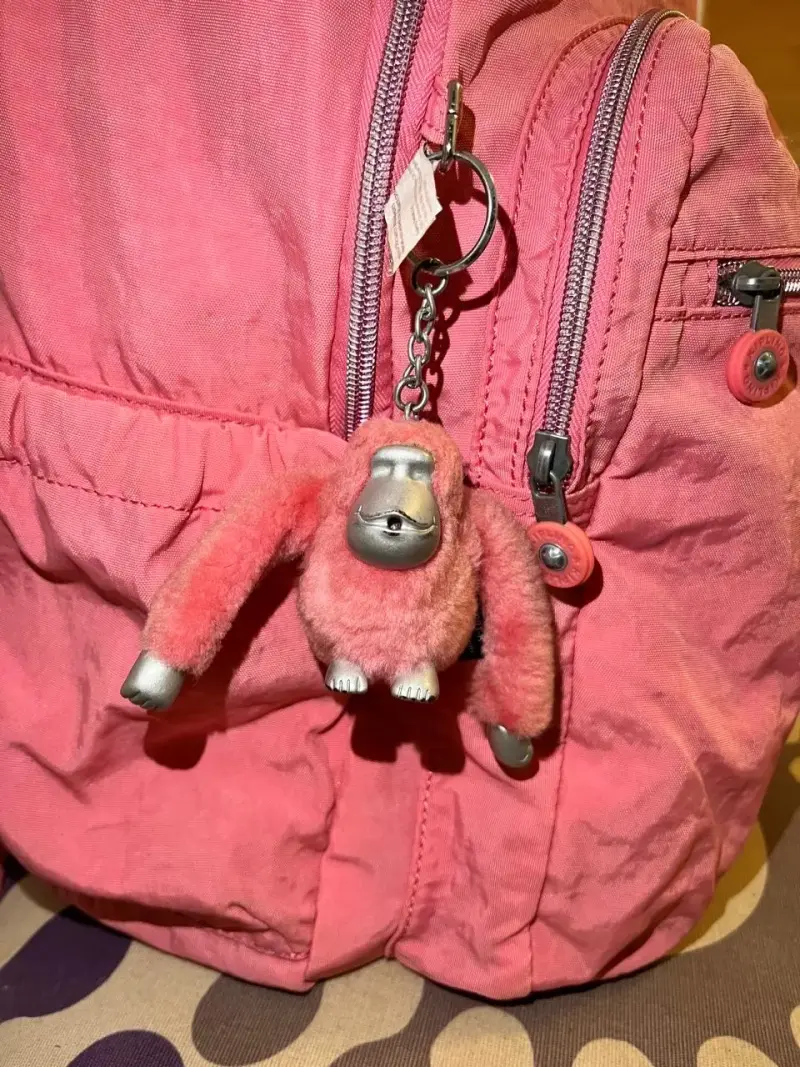 Mochila Kipling rosada - 5