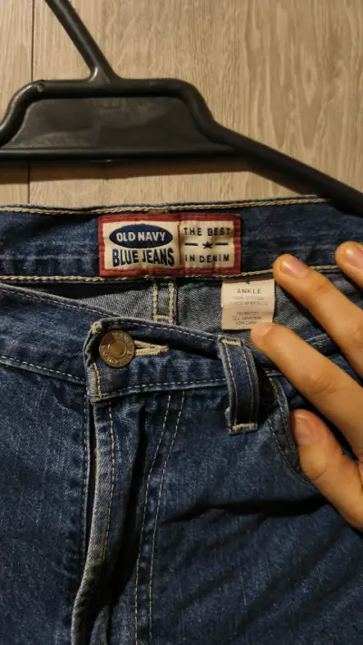 Jeans azules Old Navy para mujer - miniatura 3