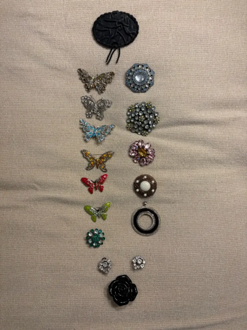Lote de collares y broches variados - 3
