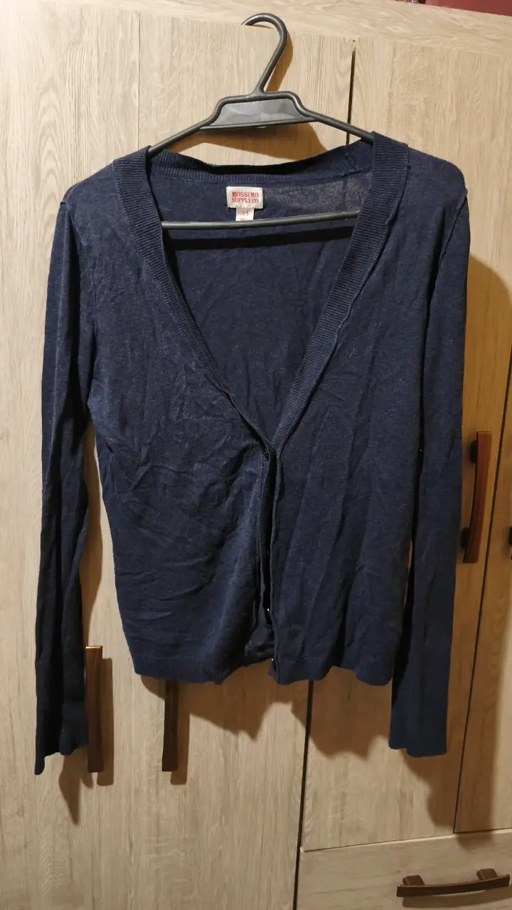 Cardigan azul marino Massimo Supply Co.