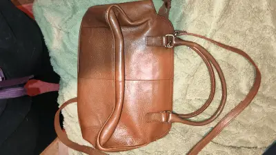 Bolso de cuero marrón Etienne Aigner - miniatura 2