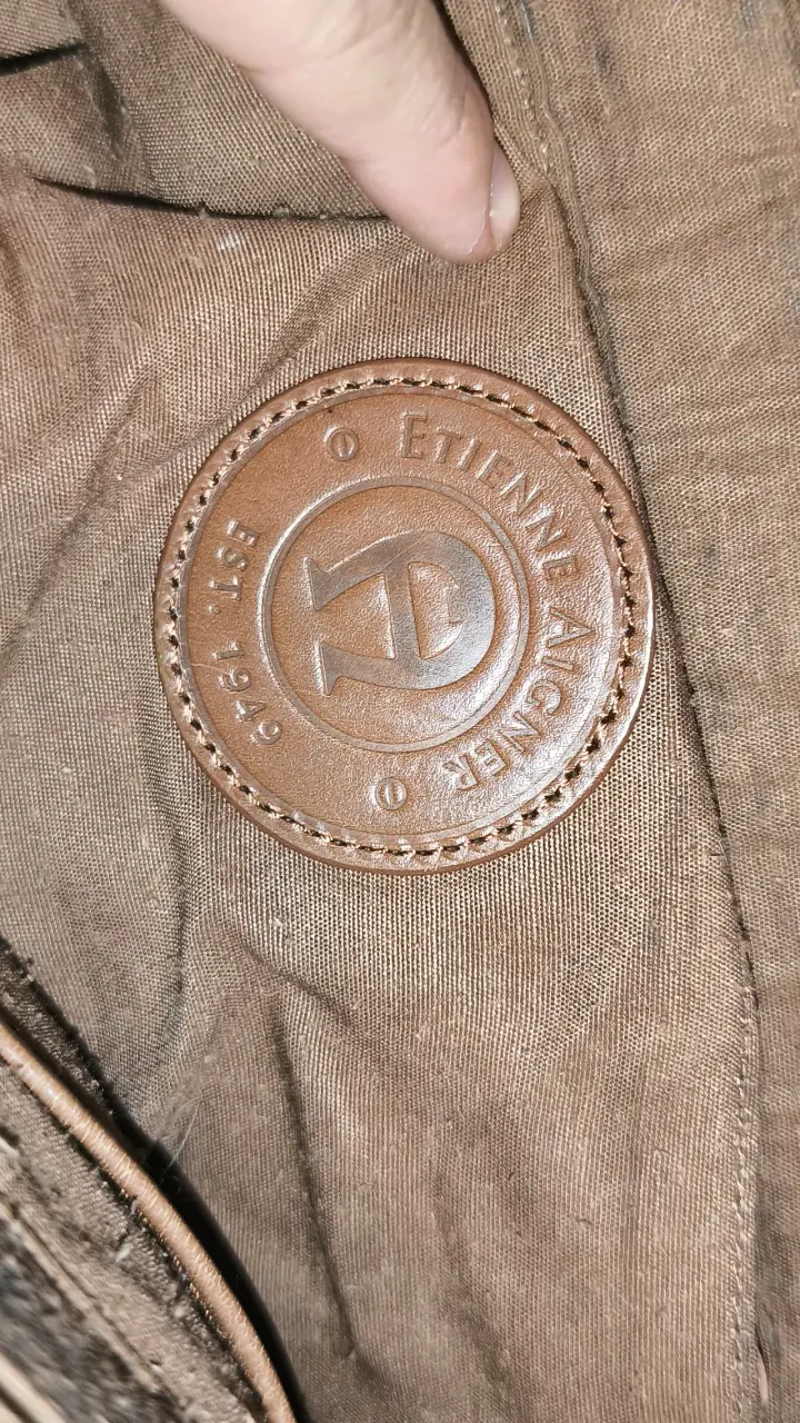 Bolso de cuero marrón Etienne Aigner - 3
