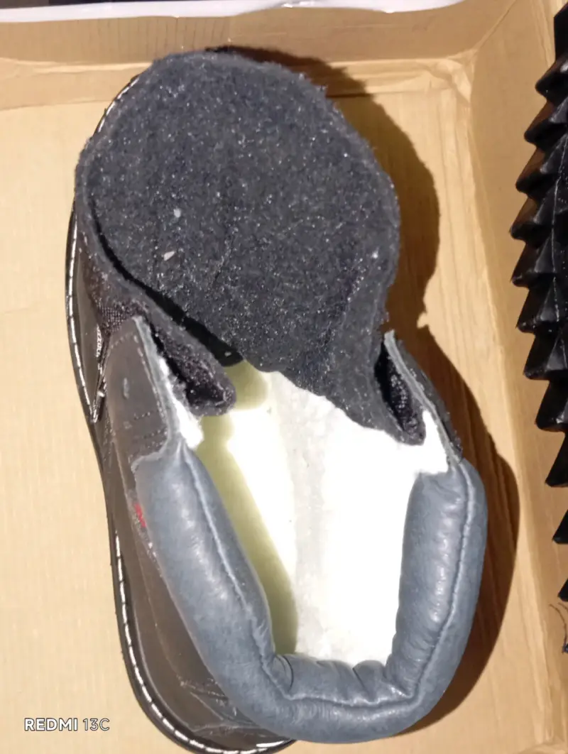 Botas de trabajo negras con aislamiento térmico, - 2
